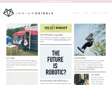 Tablet Screenshot of indiandribble.com